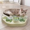 Two Phase Challenge Animal Food Dispenser Plaything With Viewable Structure To Stimulate Hunting Urge And Reduce Fast Eating