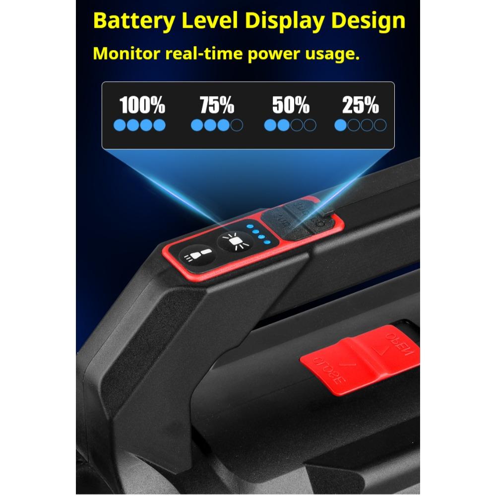 Multi Functional Flashlight Rechargeable Outdoor Searchlight USB Charging with Toolbox for Emergency Situations