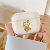 Earphone Case for AirPods 4 Pro3 Transparent Dog Puppy Cases for AirPods Pro2 3 4 1/2 Soft Silicone Protective Cover Box Cover