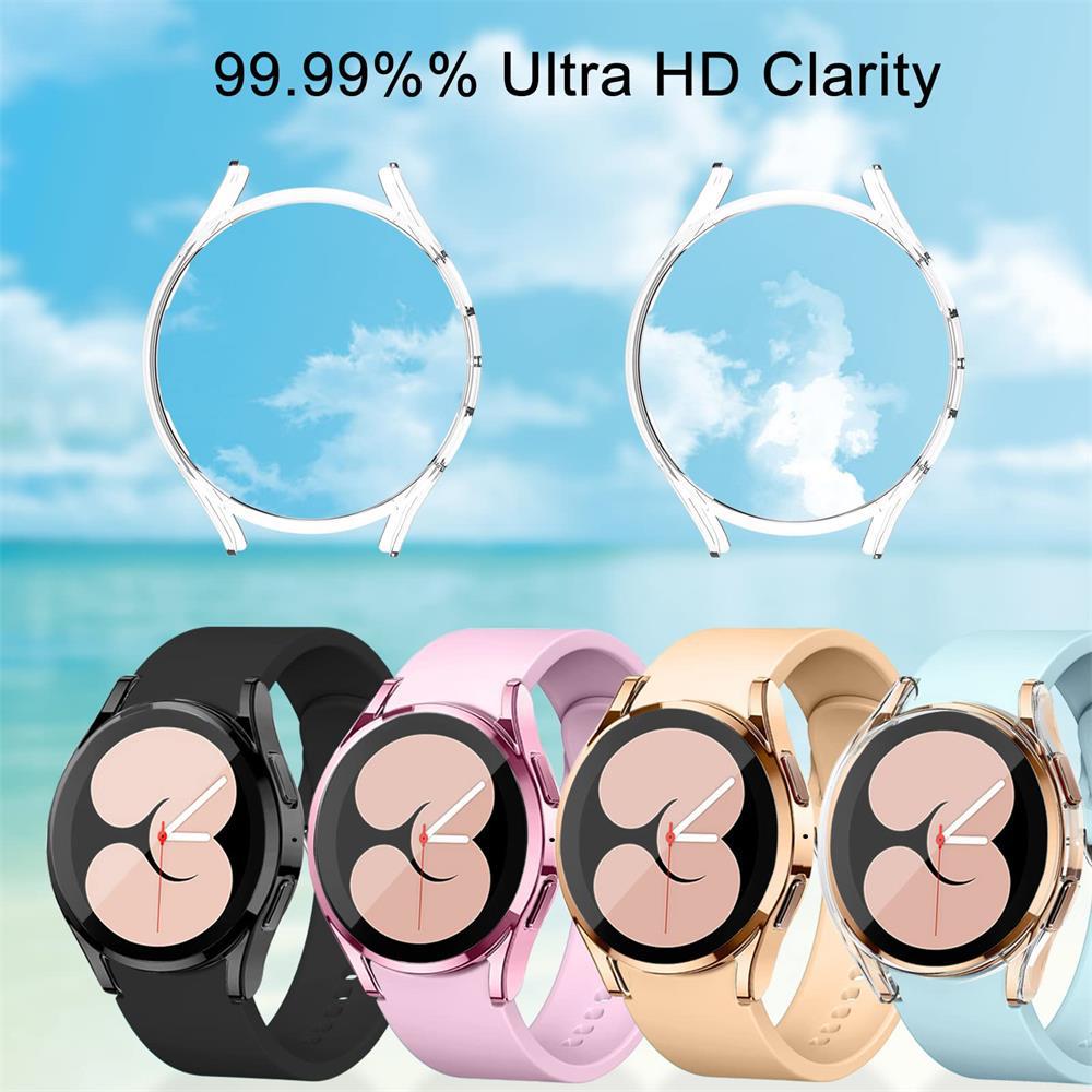 Szkło+Etui do Samsung Galaxy Watch 5 pro 45mm akcesoria Osłona zderzaka PC Ochrona całego ekranu Galaxy watch 5 40mm 44mm