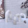 Elegant Wabi-Sabi Marble Ornament for Living Room Console Table Décor