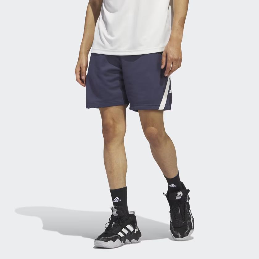 Adidas Select Shorts Color Block Drawstring Basketball Sports Shorts Men Shorts Navy-Blue IL2221