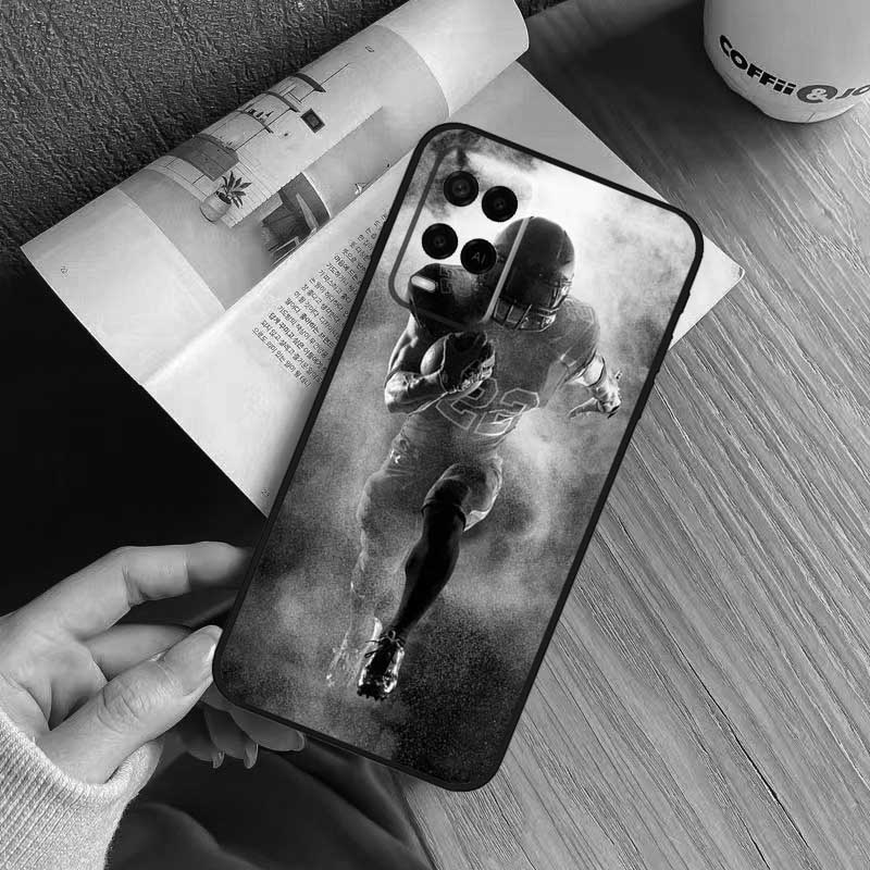 

American Football Sport Case For Oppo A80 A60 A40 A6 A5 Pro A15 A16 A17 A57 A94 A74 A54 A76 A96 A18 A38 A58 A78 A98 OPPO A16