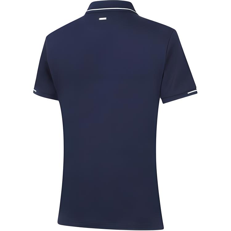 Li-Ning Fitness Series Casual Breathable Comfortable Quick-Dry Sports Polo Shirt Women tops Ink-Blue APLT084-9