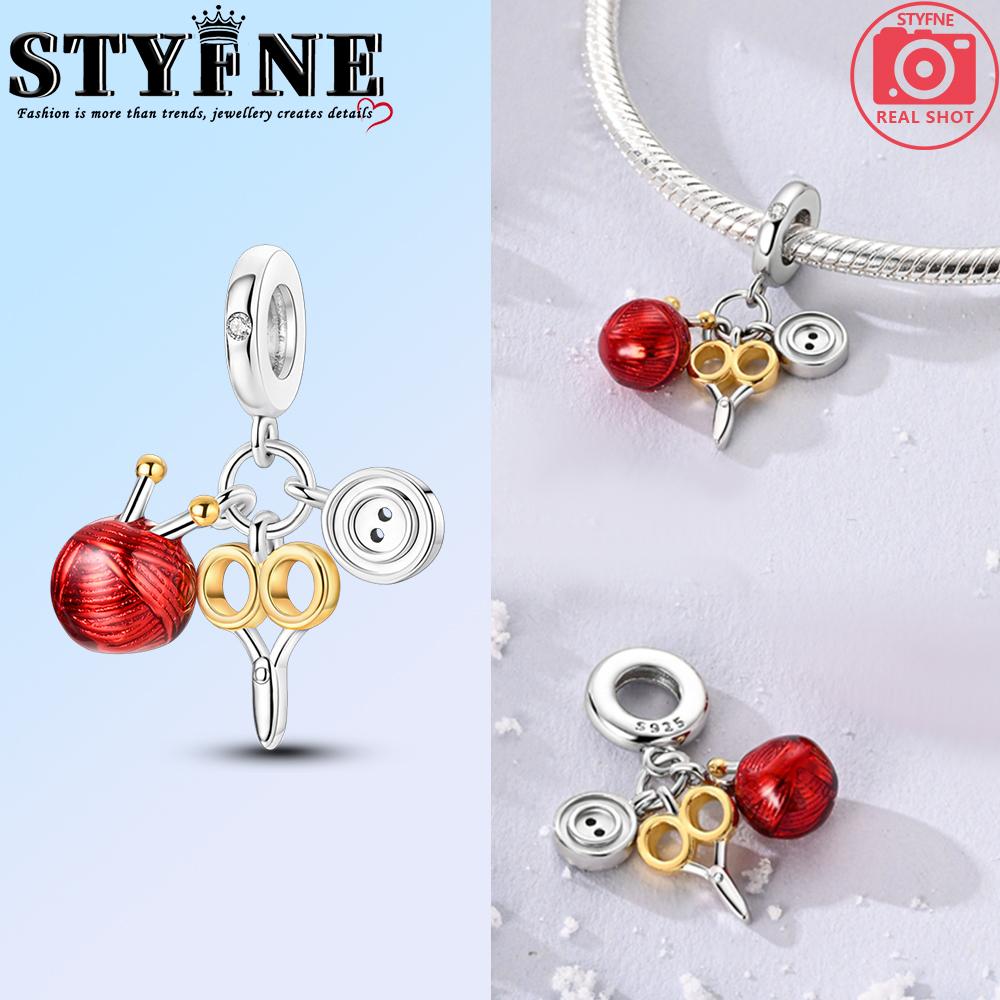 Copper Metal Daily Life sewing Machine Bead Component Charm Bead Component Compatible With Bracelet High Quality Fine Jewelry and Necklace Dangle