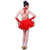 Tassel Kids Latin Dance Dress Professional Dance Performance Outfits Stage Costume  Children Girls
