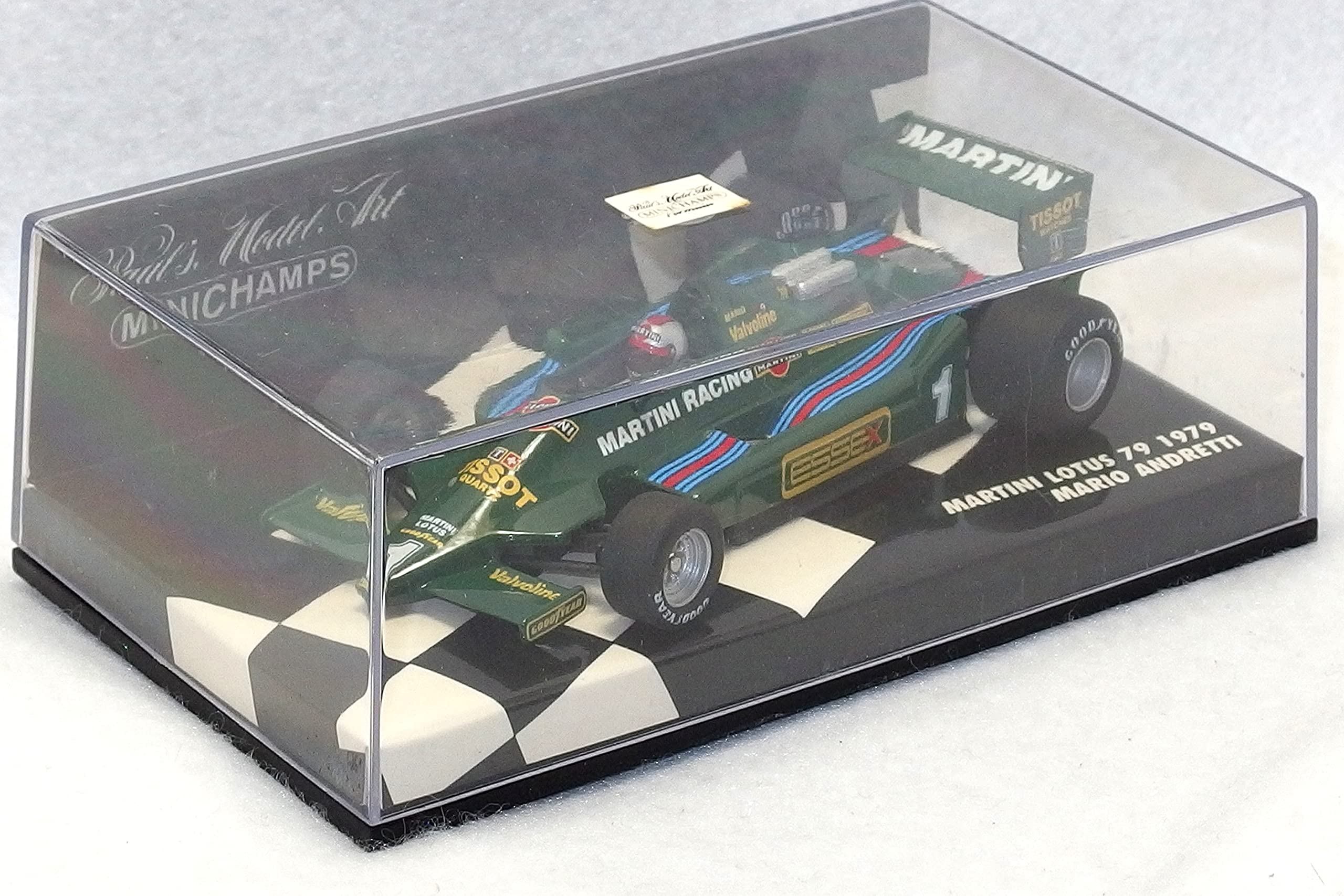 

MINICHAMPS F1 MARTINI LOTUS 79 1979 МАРИО АНДРЕТТИ MARIO ANDRETTI 430790001 PMA 4012138021525 формула 1/43 #1