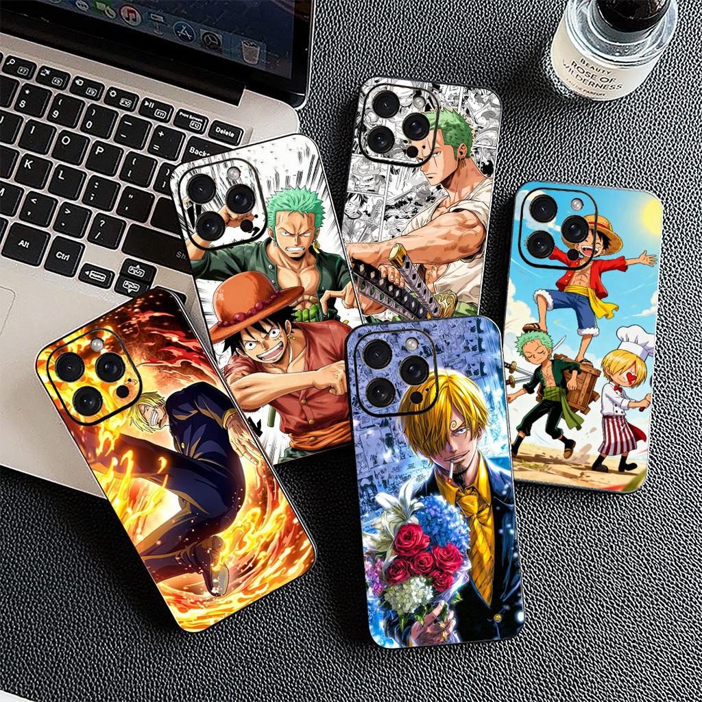 Cover for Samsung Galaxy A35 A36 A55 A26 A05 A06 A14 A50 A51 A53 A54 A12 A13 A23 Phone Case Sanji Roronoa Zoro One Piece Luffy
