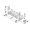 Plus Garage Cable Wire Cable No Drilling Cable Management Cable Cable S 410269 Tray, 39.7cm Wide, Tray, Required, Tray, Organizer, Storage, Size,
