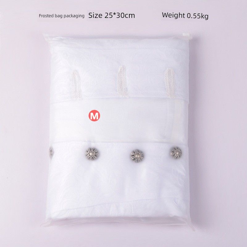 

New Fashion Men s Coat from Man Yi Shang, Pure Color, Stylish Steampunk Retro Men s Uniform with Stand Collar Jacquard Men s Clothing - White with Lining S