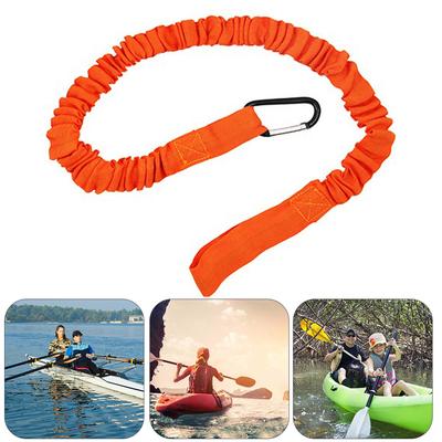 Elastic Kayak Paddle Leash Fishing Rod Pole Coiled Lanyard Cord Stretchable Kayak Paddle Coiled Leash for Kayak Paddles