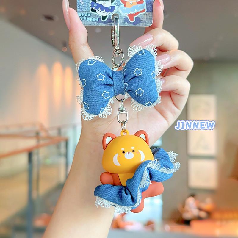 

And Cuddly Fun Mini Plush Keychain Collection Featuring Cute Animals Dancing Bear