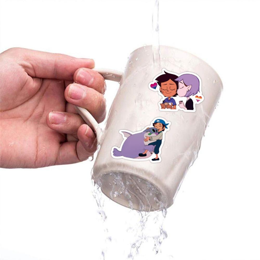 10/50Pcs Cartoon Animated The Owl House Stickers Graffiti Stickers for DIY Luggage Laptop Skateboard Motorcycle Bicycle Stickers