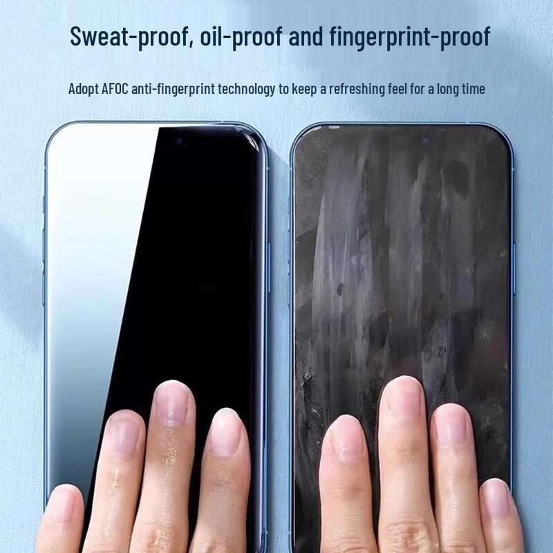 Anti-Peep Tempered Glass Screen Protector for iPhone (2-Pack)
