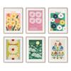 Retro Flower Market Abstract Peony Pansy Anemone Wall Art Canvas Painting Nordic Posters Prints Pictures For Linving Room Decor