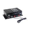 AK-380 Bluetooth Hi-Fi Audio Amplifier 40Wx2 Stereo Power Amp with Remote Control USB SD AUX Input For Home/Car