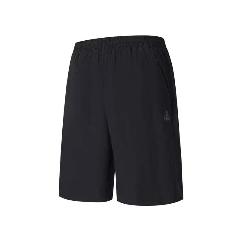 PEAK Men s TF323027 Quick-Dry Knit Sports Shorts S