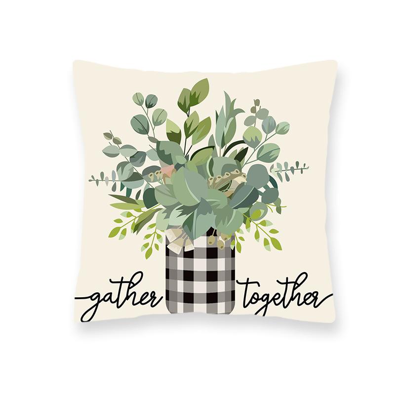

New Christmas Ins Style Ornament Pillow Christmas Party Cushion Living Room Sofa Bedside Pillow Cover Premium Durable 45*45cm