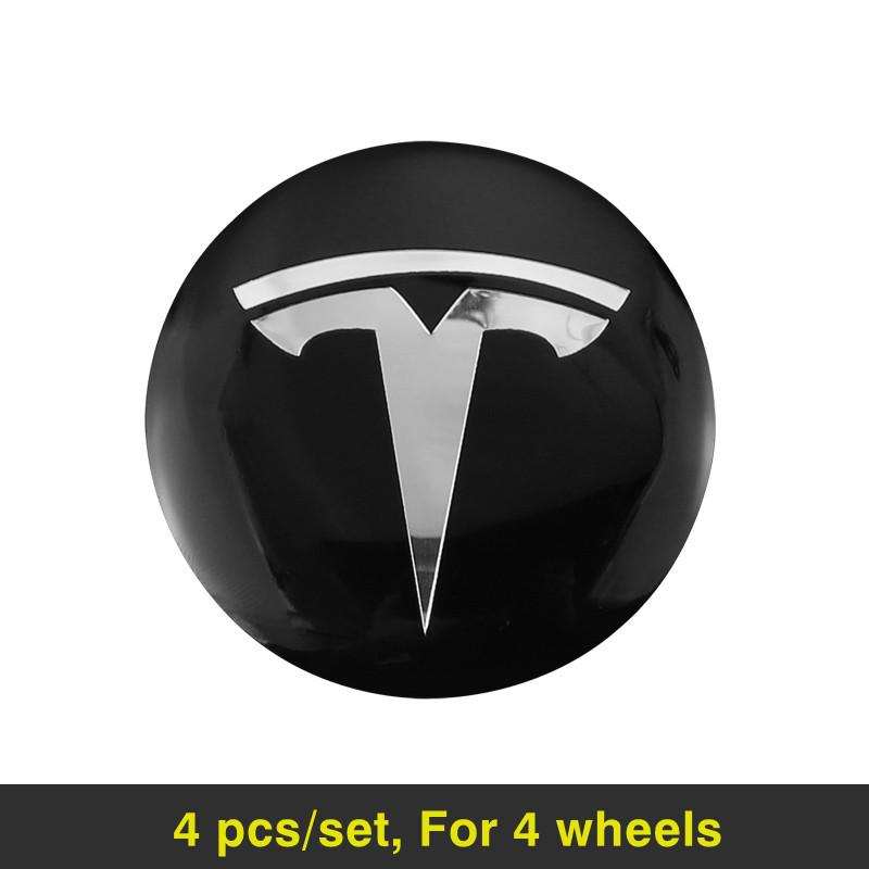 

4Pcs 56mm Car Wheel Center Caps Hubcap Cover Stickers For Tesla Model 3 Model Y Model S Model X Model 2 Cybertruck Roadster