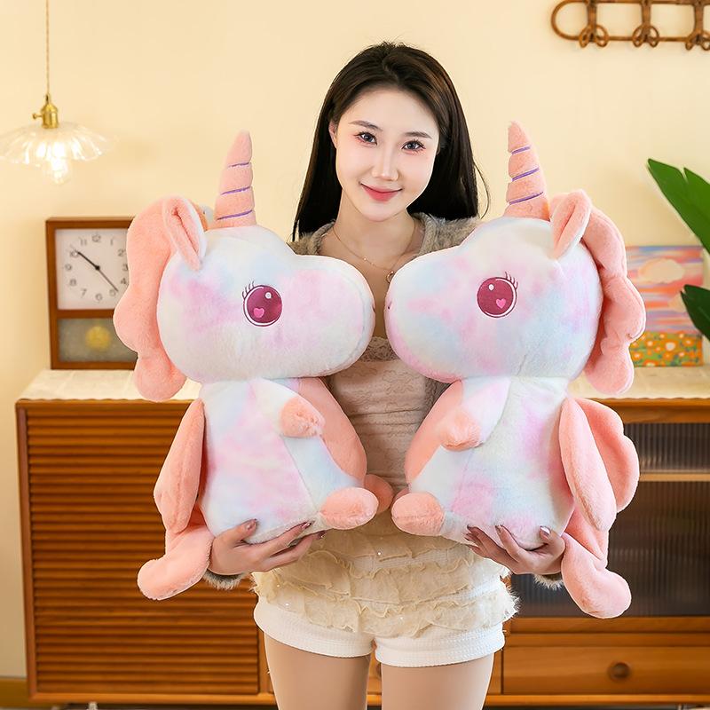 Unicorn Soothing Doll Colorful Unicorn Plush Toy Dream Pony Doll Girl Gift