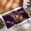 Tappeto in Velluto di Cristallo con Stampa del West Ham United Football, Comodo Assorbente d'Acqua Antiscivolo Tappeto per Pavimenti Interni