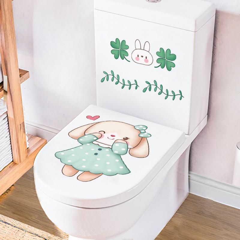 

Водостойкая наклейка на унитаз для ванной комнаты, крышка сиденья, наклейки, съемная виниловая художественная наклейка из ПВХ, наклейка с цветами на холодильник белый