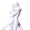 Couple Statue Figure Resin Lovers Sculpture Desk Ornament for Office Shelf Table Bookshelf