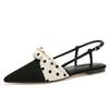 Fashion Closed Sandals for Women Polka Dots Woman Shoes On Sale Wholesale Offer 2025 Luxury Designer Comfort Chic and Elegant Pvc Sandal