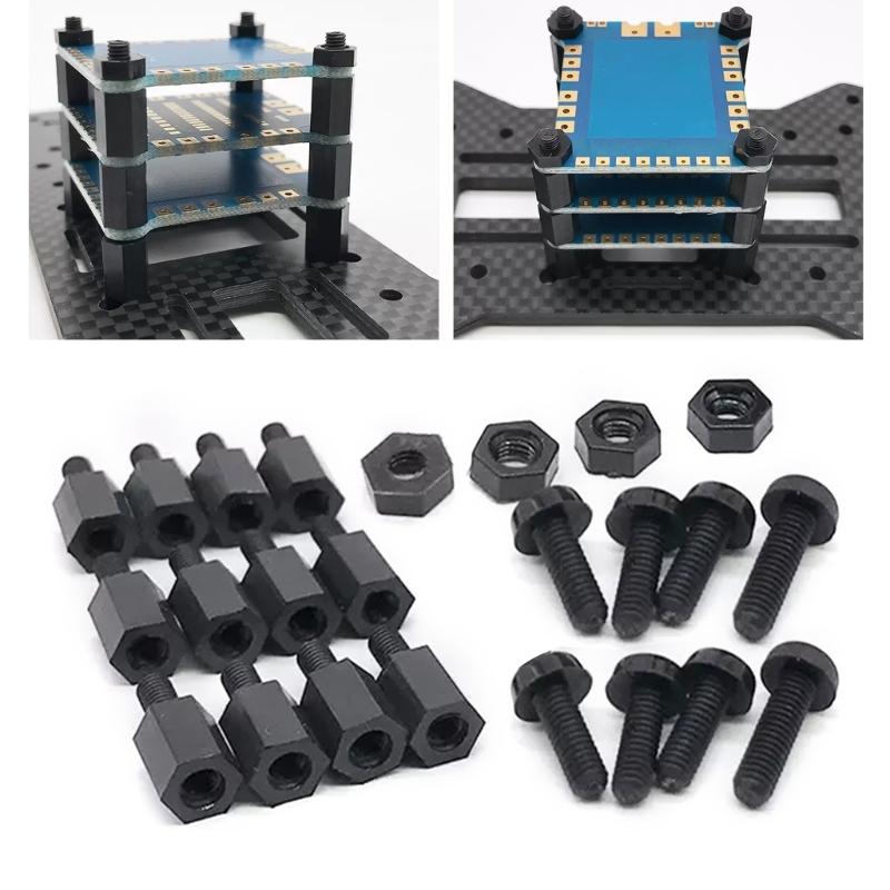 Nylon Screws for FPV Quadcopter Flight Control and ESC Tower Installation M2X5/ M3X6/ M3X8/ M3X10