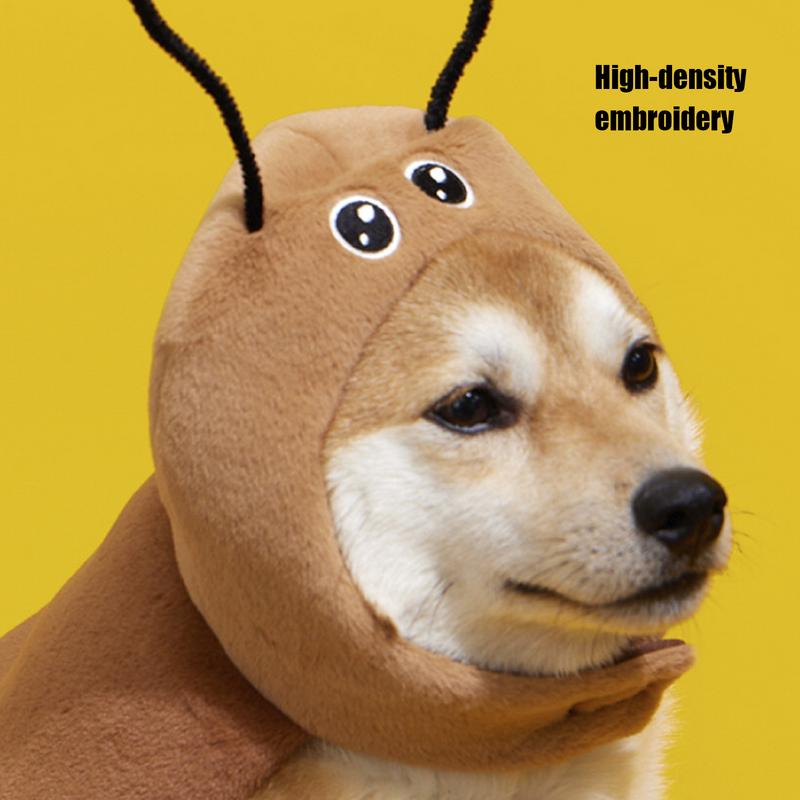Pet Cloak Costume Cockroach Shape Cat Cosplay Cloak Adjustable Lightweight Pet Cosplay Accessories Headwear For Birthday Parties