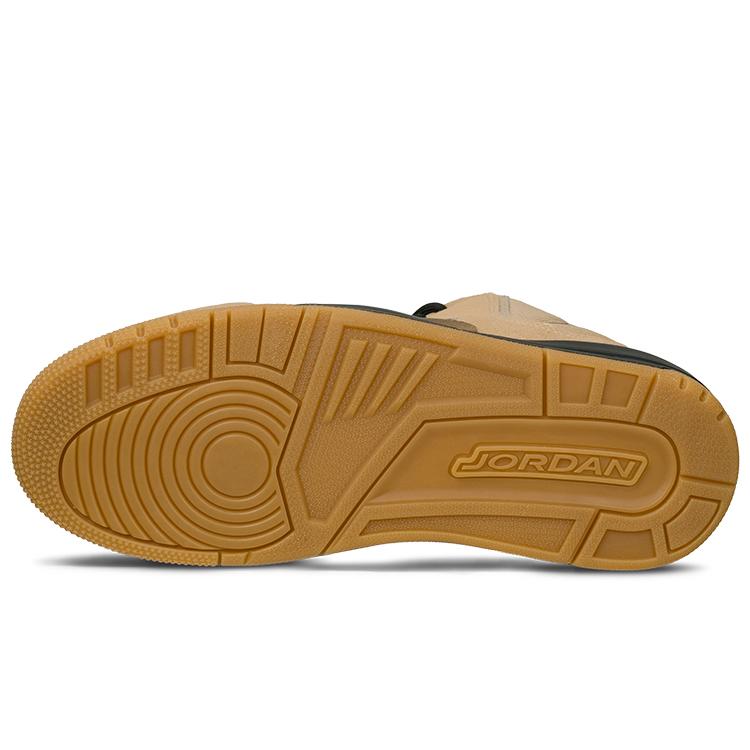 Jordan Courtside 23 Slip Resistant Abrasion Resistant Mid Top Vintage Basketball Shoes Men's Brown AT0057-200(Team62-)