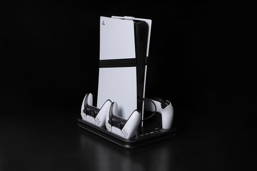 With All PS5 EGGSLINER GAMES PS5 Cooling Vertical Compatible with All 3 Wind Speed 3 Controllers Can Be Charged with Mood Lights [Compatible Models]