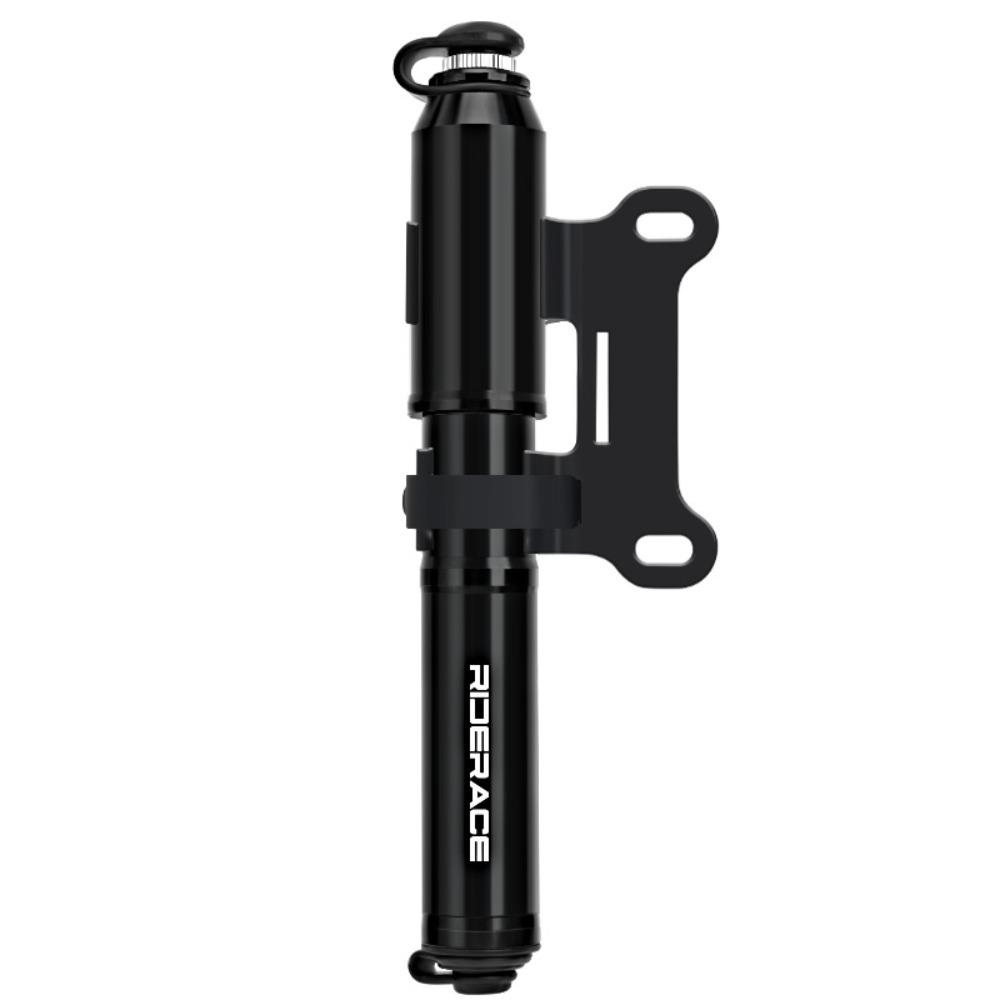Portable Bicycle Mini Pump Aluminum Alloy Small Pumps with Hosewith Hose - Schrader/Presta Valve Universal Bicycle Pump чёрный