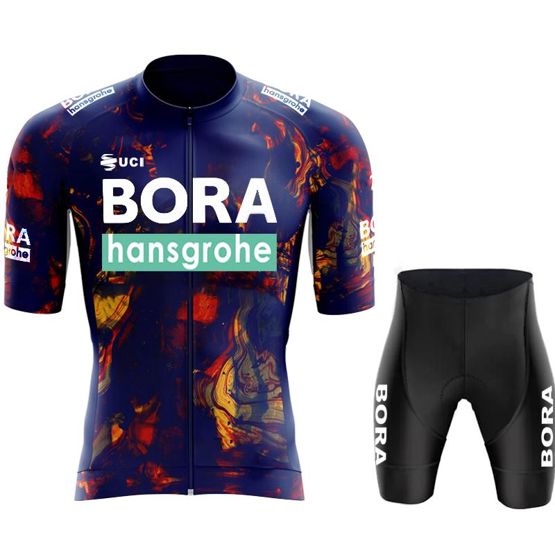 Mens Cycling Clothes Pants Man UCI BORA Men's Outfit Set 2026 Suit Summer Jersey Shorts Blouse Bike Mtb Uniforms Sportswear Pro