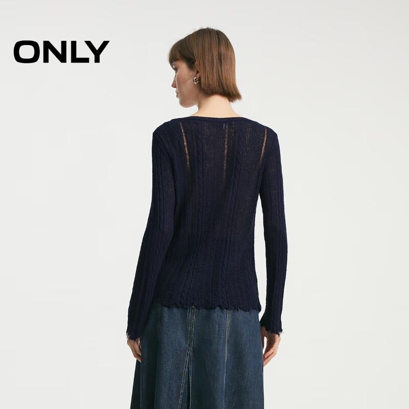 ONLY Women's Breathable Mesh Knit Sweater