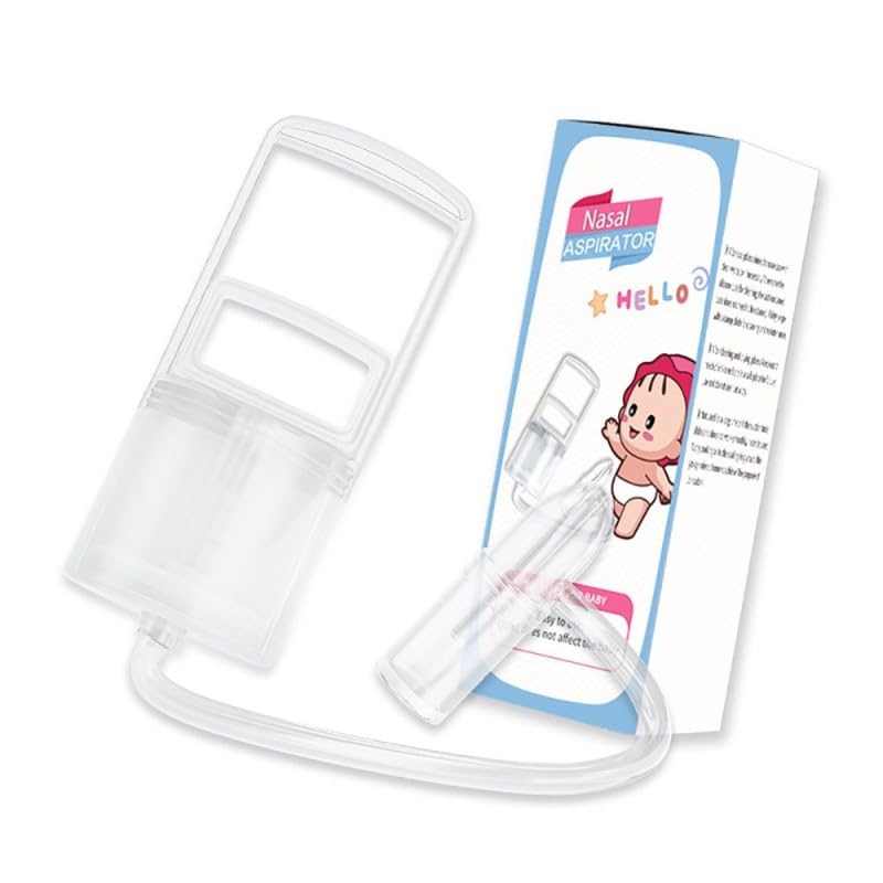 

nasal aspirator with silicone straw and backflow prevention tank Handle-type