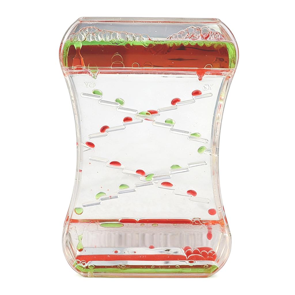 Timer a Movimento Liquido con Bolle Timer Liquido Giocattolo Sensoriale Clessidra ad Acqua per Ufficio/Casa Strumento Sensoriale Coinvolgente per Bambini