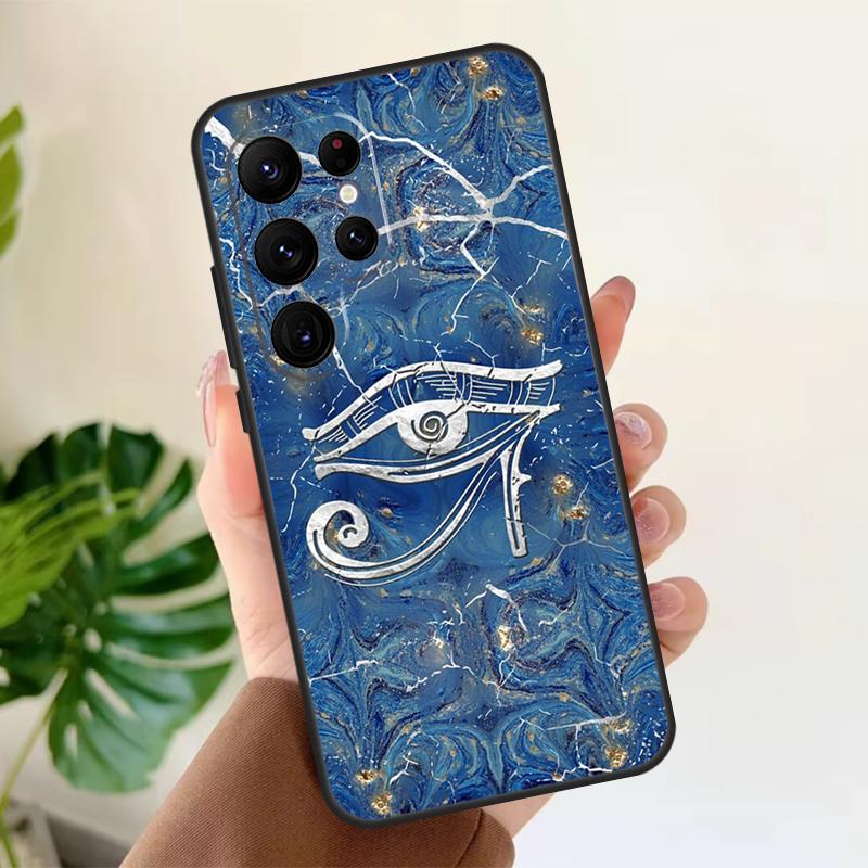 Egyptian Eye of Horus Art Soft Case For Samsung Galaxy S25 Ultra S21 S22 S23 S24 Plus S9 S10 S20 FE S24 FE Phone Cover