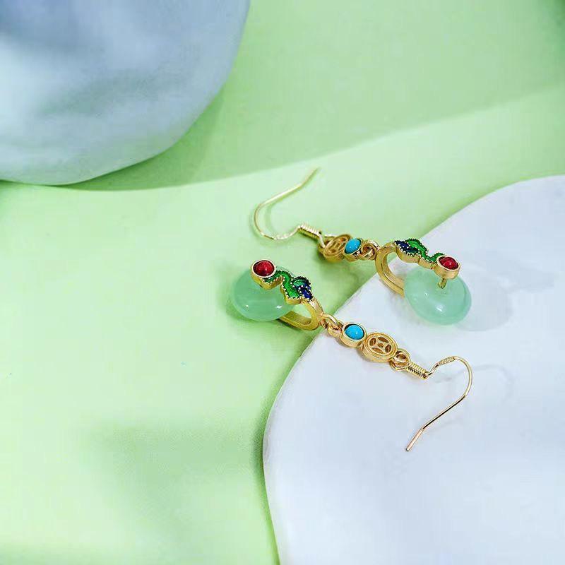 Bohemian Long Tassel Earrings: Chinese Style Ethnic Vacation Accessories for Women