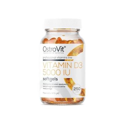 OstroVit Vitamin D3 5000 IU softgels, 250 Caps