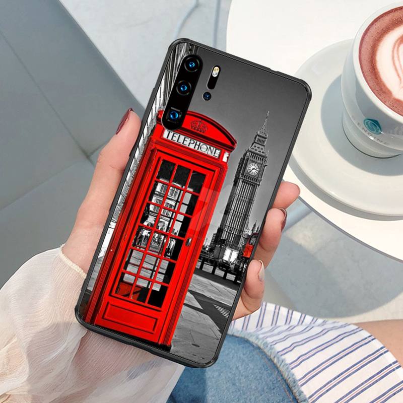 Malerische Orte Städte Länder UK London Big Ben Coque Handyhülle Für Huawei Honor 7A Pro 7C 10i 8A 8X 8S 8 9 10 20 Lite Hülle