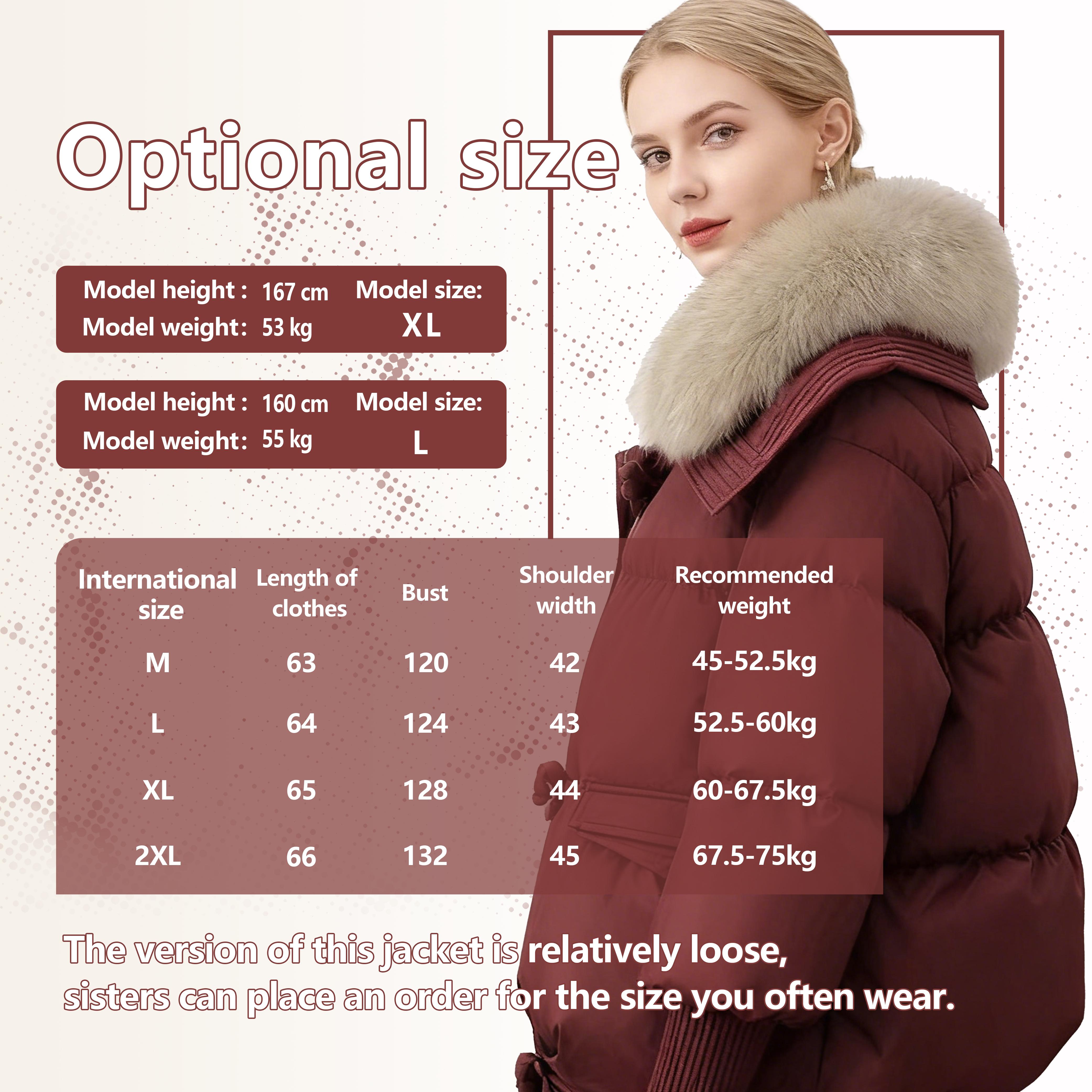 

Хлопковая куртка с меховым воротником на лацканах 2XL красный