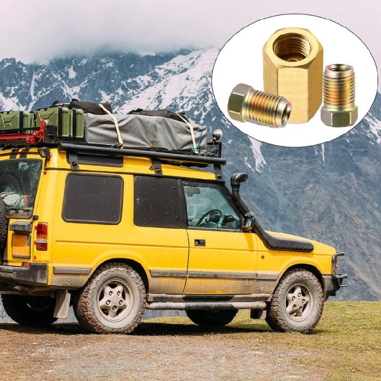 12Pcs  3/8-24 Inverted Line 3/16 inch Brake Connector Fittings Brass Unions