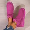 Fashion Big Size Snow Boots Women 2024 New Thickened and Fleece Winter Fashion Warm Slip-on Ankle Boots Cotton