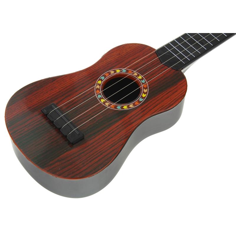 Classical Acoustic Guitar Ukulele Musical Instruments for Children Pick - brown