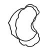 11251-P2J-000 For honda civic SO4 CITY SX8  S5A S7A OIL PAN GASKET OIL SUMP GASKET