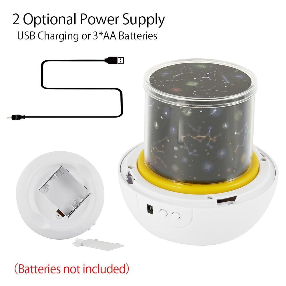 Bedroom Decoration Projection Lamp Starry Sky Projector Night Light Star Lights Starry Projector Moon Novelty Table Night