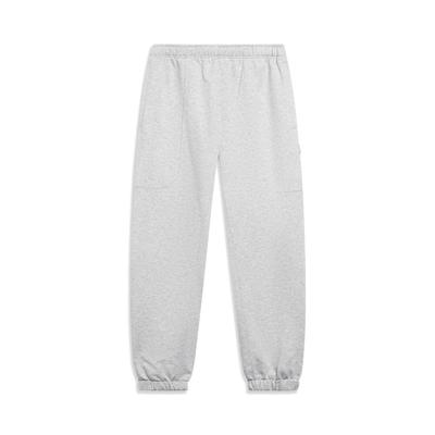Li Ning Pantalon de Sport Tricoté à Revers avec Taille Élastique Simple Homme Bas AKLT253-3
