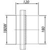 ADAM DW Passage EW/DW for Black Steel Fi 180