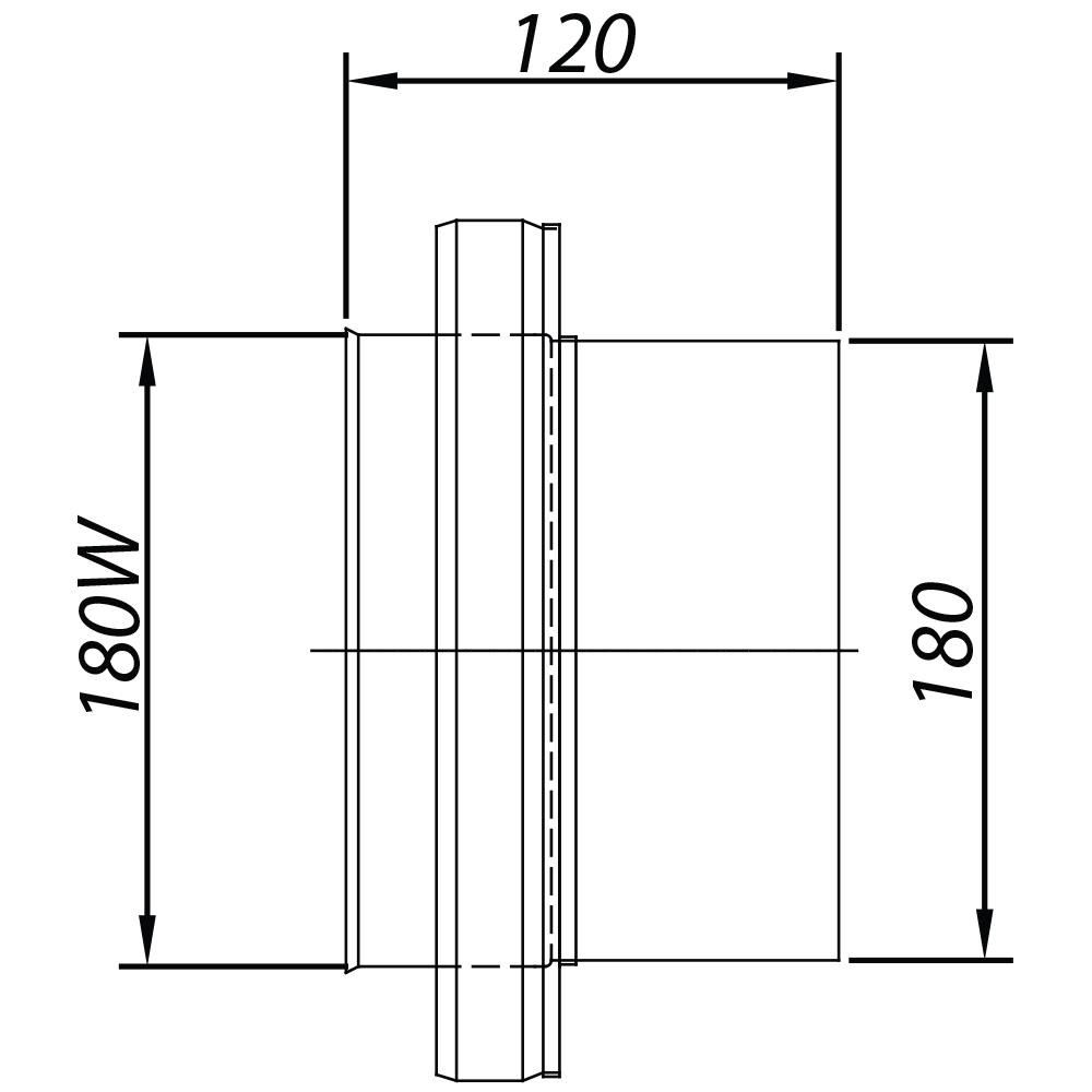 ADAM DW Passage EW/DW for Black Steel Fi 180